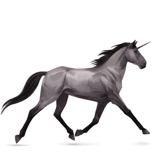 jazdecký jednorožec andalúzsky kôň cremello