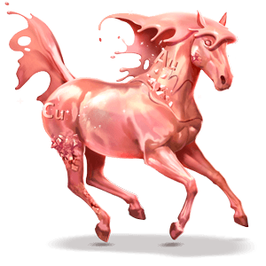 božský kôň ružové zlato