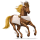 jazdecký kôň americký paint horse palomino overo
