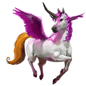 božský kôň krásnorožec