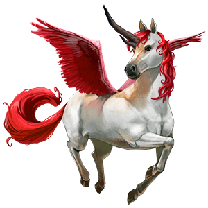 božský kôň krásnorožec