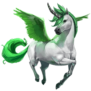 božský kôň krásnorožec