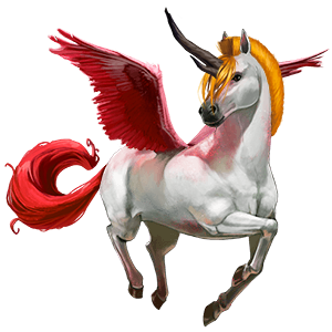 božský kôň krásnorožec