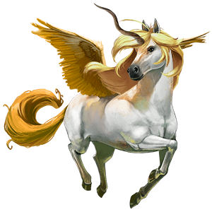 božský kôň krásnorožec