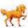 jazdecký jednorožec element oheň