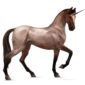 jednorožcový poník newfoundlandský pony gaštanový