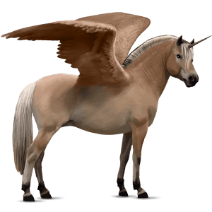 okrídlený jednorožcový poník  connemarský pony hnedák