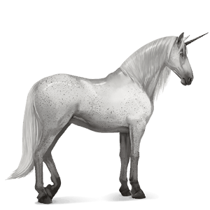 jazdecký jednorožec camargue škvrnitý beluš