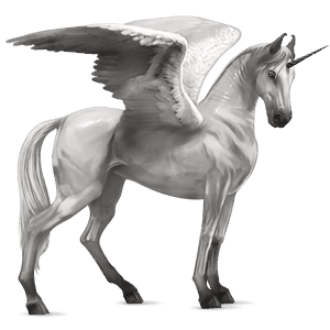 okrídlený jazdecký jednorožec americký paint horse ryšiak tobiano