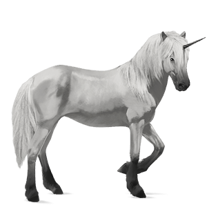 jazdecký jednorožec americký paint horse čerešňový tobiano