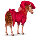 jazdecký pegas sfarbenie koňa milady de winter
