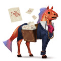 jazdecký kôň quarter horse gaštanový