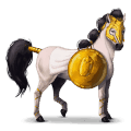 poník shetlandský pony škvrnitý šedý