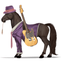 jazdecký kôň quarter horse cremello
