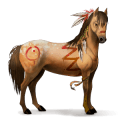 jednorožcový poník newfoundlandský pony svetlý hnedák