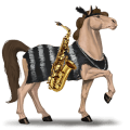 Ťažný kôň percheron škvrnitý šedý