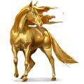 božský kôň zlato