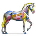 božský kôň popart