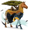 jazdecký kôň gypsy vanner Čierny
