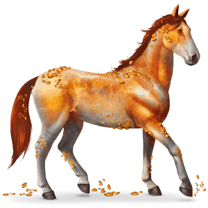 drahokamový kôň amber