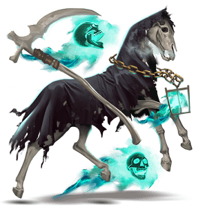 jazdecký pegas arabský kôň čierny ryšiak