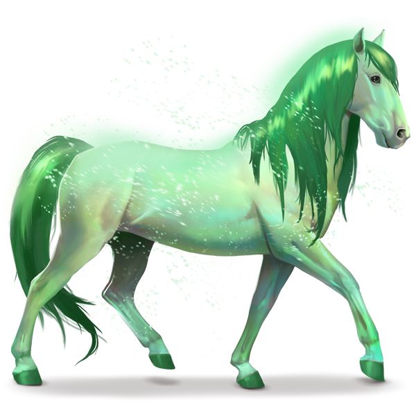 kôň dúhy forest green
