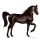 Ťažný kôň percheron škvrnitý šedý