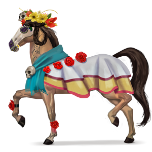 jazdecký kôň niña de las flores